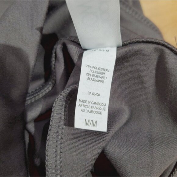 Black Bow High Rise Grey Leggings- M - Picture 2 of 5